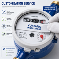 Factory-supplied Export Iron-case Mechanical Rotary-type Water Meter 1/2 Inch 3/4 Inch Household Tap Water Meter