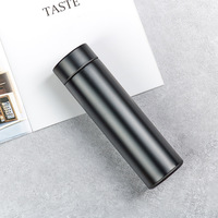 Termo de Acero Inoxidable de Doble Pared de 500 ml con Pantalla LED de Temperatura, Aislamiento Térmico de 12-24 Horas, Ecológico e Inteligente