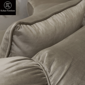 Boca Luxury Home Furniture, designs de meubles de salon européens, <span class=keywords><strong>canapé</strong></span> en tissu <span class=keywords><strong>nubuck</strong></span> 1, <span class=keywords><strong>2</strong></span>, 3 <span class=keywords><strong>places</strong></span> en forme de C, ensemble de meubles de salon - Product Image 5