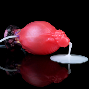 Coloré Gonflable Éjaculant Gode Silicone Monstre Pénis Avec Ventouse Animal Cock Squirting Anal Sex Toy pour Homme Femme - Product Image 5