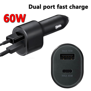 S21 S22 9v 12v 45W Rapide Chargeur Pour <span class=keywords><strong>Samsung</strong></span> 45W <span class=keywords><strong>USB</strong></span>-<span class=keywords><strong>C</strong></span> Chargeur Double <span class=keywords><strong>Usb</strong></span> <span class=keywords><strong>C</strong></span> 2 Port Chargeur De Voiture Adaptateur Pour <span class=keywords><strong>Samsung</strong></span> Charge - Product Image 2