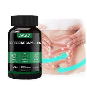 Ausreson Private Label <span class=keywords><strong>Berberine</strong></span> 98% Jengibre Cúrcuma Precio Alta resistencia <span class=keywords><strong>Berberine</strong></span> Hcl 500mg Suplementos <span class=keywords><strong>Berberine</strong></span> Cápsulas - Product Image 1