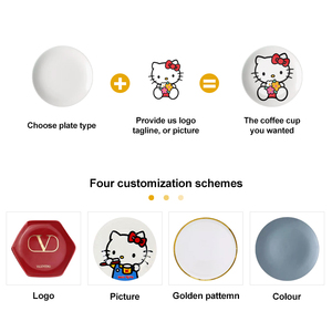 Factory Wholesale Bone China Dinnerware <b>Set</b> OEM/ODM Reactive Glaze Ceramic Porcelain Eco-Friendly American Style Dishwasher Safe - Product Image 6