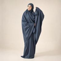 Alif Mini Travel Mukena, vêtements islamiques modestes pour femmes, poche intégrée
