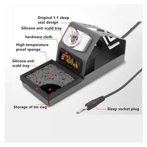 OSS T245 सोल्डरिंग स्टेशन 130W 3S हीटिंग सोल्डर एलसीडी डिजिटल डिस्प्ले रीवर्क स्टेशन C245 सोल्डरिंग आयरन टिप फोन रिपेयर के साथ - Product Image 4