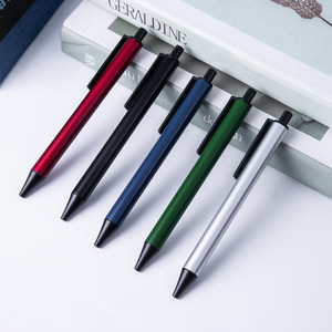 Logo personnalisé pour stylo à bille en métal pour entreprise, article promotionnel avec gravure au laser, directement du fabricant - Product Image 1