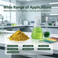 Poudre de Solvent Vert 7 (CAS 6358-69-6) – Teinture fluorescente soluble dans l'eau de haute pureté pour la surveillance du flux d'eau