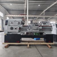 Tour à métaux horizontal robuste Yade CNC CA6140, broche BT40, 4 postes à outils, longueur de travail maximale 1000 mm