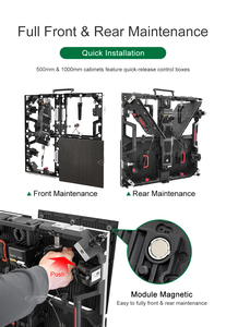 Pantalla LED de Fácil Instalación P2.5 2.9 P3.91 7680HZ para Alquiler, Video Wall, Fondo de Eventos, Panel de Visualización Interior y Exterior para Escenarios de Conciertos - Product Image 3