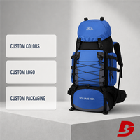 Sac à dos d'extérieur léger 20-35L en nylon avec plusieurs compartiments pour la randonnée et les voyages OEM ODM