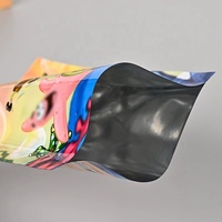 Sachet refermable à trois soudures, anti-odeur, qualité alimentaire, facile à ouvrir, pour aliments secs et collations, réutilisable, certifié ISO9001