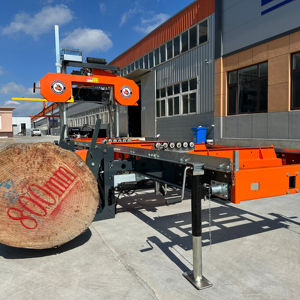 Hochleistungs-RIMA-Forst sägewerk, 36 ''hydraulischer Holz prozessor anhänger mit Hebe system für die profession elle Holz bearbeitung - Product Image 1