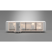 Chine pas cher préfabriqué portable pliable minuscule luxe 3 chambres à coucher maison conteneur maisons plans