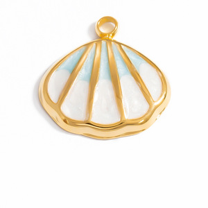 Accesorios de Joyería DIY, Colgante de Corazón en Acero Inoxidable con Baño de Oro de 18k para la Creación de Collares, Primavera 2025, Origen Yiwu - Product Image 3