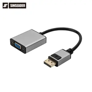 Adaptateur mini DP vers HDMI/Vga/Dvi/Mini DP HD, en aluminium, haute qualité