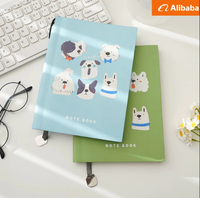 Mignon en gros A5 couverture rigide Sublimation Journal carnets Budget planificateur laitier cahier pour étudiants en cuir PU
