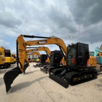 Excavator Mini Crawler Sany SY75C Pro Versi Terbaru, Kekuatan Gali Kuat, Hidrolik Stabil, 7.5 Ton, Terawat Baik