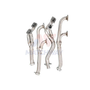 Colectores de escape de acero inoxidable <span class=keywords><strong>201</strong></span> MATCHWAY con acabado pulido, 100% soldados con TIG para <span class=keywords><strong>BMW</strong></span> E38 740/E39 540/03 <span class=keywords><strong>M5</strong></span>/Z8 - Product Image 3