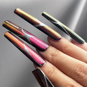 للبيع بالجملة جل أكريليك مغناطيسي مزدوج فاتح 9D فاخر طلاء أظافر عين القط 15 عينة مجانية للاستخدام في الصالونات الفنية - Product Image 2