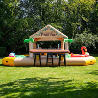Articles de location d'événements barre gonflable barre de piscine amusante en plein air barre de piscine commerciale en PVC gonflable pour les locations de fête
