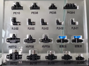 SUシリーズ等空気圧式スピードコントローラークイックフィッティング空気圧フィッティングクイック接続チューブ継手スロットルコントロールバルブ - Product Image 4