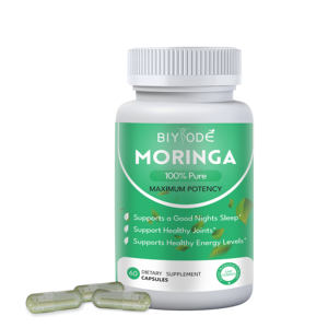 Certificaat Fabrikant Nsf Halal Coa Gmp Groothandel Moringa Extract Supplementen Immuunondersteuning Organische Moringa Capsule - Product Image 2