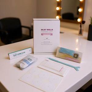 Silky Rolls <b>Lash</b> Lift Trial <b>Kit</b> Professional Use Only With Perm Glue Silicone Pads And Tools For Eyelash And Eyebrow Lifting - Product Image 3