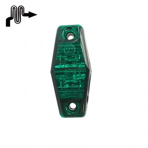 2 LED Sisi Marker Lampu Ekor Lampu Lampu Indikator 10-30V untuk Truk Trailer Truk Traktor Lensa Putih - Product Image 6