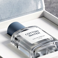 Boîte cadeau de luxe personnalisée pour Cologne blanche et boîte magnétique pour parfum avec présentoir en papier pour emballage de parfum