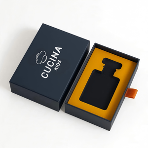 Boîte cadeau pliante coulissante en papier recyclé rigide pour bijoux, colliers, boucles d'oreilles, boîte à bagues, vente en gros, MOQ faible, personnalisable - Product Image 6