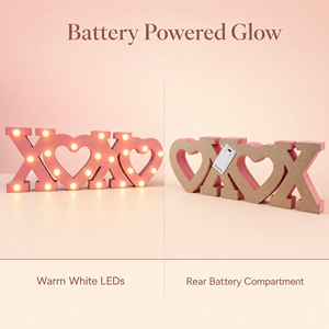 Luci a Forma di Lettere in Inglese Personalizzabili per San Valentino, Nuovo Stile, Decorazioni Romantiche per Esprimere Amore e Proporre Matrimonio - Product Image 3