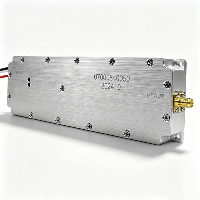 100W GaN RF Power Amplifier Module Circulator PA RF Booster Wideband 100-1000MHz High Gain for Anti Drone FPV Protection