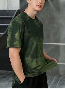 Camiseta con estampado de sublimación de verano para hombre, camiseta de manga corta con cuello redondo holgada para jóvenes, camiseta interior de secado rápido para hombre - Product Image 2