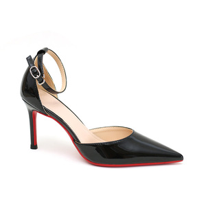 Zapatos Unisex de Tacón Bajo con Punta en Pico, de Cuero Vacuno Calado, Estilo Moderno 2026, Cómodos - Product Image 2