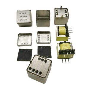 Tôle d'acier Permalloy Lang 600:600 Ohms 1:1/1 + 1:1 EI19 EI24 EE25 EEL25 <span class=keywords><strong>Transfo</strong></span> d'isolation audio à faible résistance à haute inductance - Product Image 5