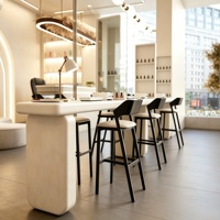 Station de manucure, mobilier de salon de beauté, aménagement complet sur mesure, design intérieur de salon de coiffure, décoration et rénovation de salon de barbier