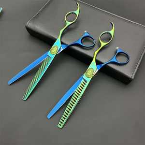 Tijeras Highland para Mascotas, 7 Pulgadas, de Acero Inoxidable con Diseño de Espina de Pescado, Tijeras de Peluquería Canina, Modelo 440C, Corte Práctico - Product Image 5