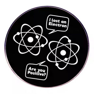 Épinglette personnalisée « J'ai <span class=keywords><strong>perdu</strong></span> une épinglette électronique », épinglette inspirante et positive en anglais, accessoire en alliage métallique - Product Image 1