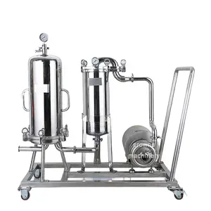 Boîtier de cartouche multi/simple SS316 en acier inoxydable fourni par l'usine pour équipement de filtration industrielle de filtre de piscine