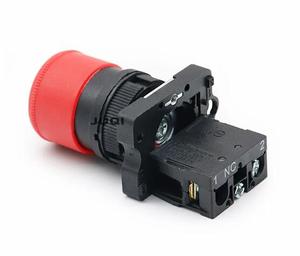 Pièces d'imprimante 3D, bouton poussoir rotatif d'arrêt d'urgence rouge 1NC 2NC 1NO/1NC, bouton à tête de champignon verrouillable de 22 mm - Product Image 4