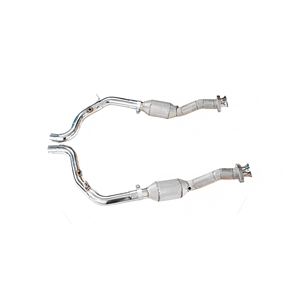 Tubos de Escape de Performance Dianteiros para Land Rover RANGE ROVER 5.0L, Downpipe de Aço Inoxidável Polido Espelhado de 1.5mm para o Mercado de Reposição - Product Image 1