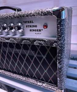 Testa di amplificazione professionale personalizzata per <span class=keywords><strong>chitarra</strong></span> a tubo fatta a mano 100W Grand SSS100 acciaio corda cantante amplificatore valvolare - Product Image 2