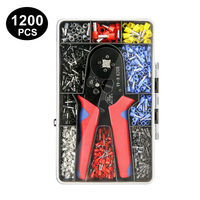 200 pièces 5 couleurs mâle femelle connecteur de balle bornes à sertir câblage