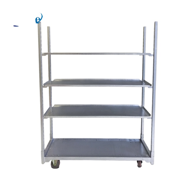 Садовая тележка cc для цветов, оцинкованная тележка для транспортировки растений