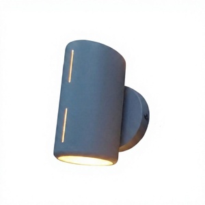 Minimalist Matel <b>Wall</b> Lamp Cylindrical Shade LED 3000K Soft Warm White Iutdoor <b>Lighting</b> Metal Fixture - Product Image 1