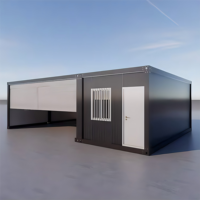 Cette maison modulaire préfabriquée à installation rapide et détachable présente un design esthétique personnalisé de haute qualité pour garage de stationnement