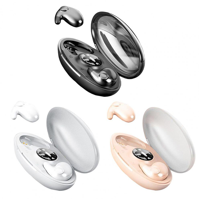 Wireless Invisible Earphone TWS Earbud Earphone Headphone V5.0 Wireless Earphones