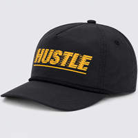 Casquette de baseball personnalisée de haute qualité à 5 panneaux, casquette snapback en polyester imperméable, chapeaux de sport pour hommes
