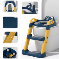 Nouvel arrivage de siège d'entraînement au pot pour tout-petits avec échelle toilette pliante pour bébé toilette en forme amusante pour dresser le pot pour enfants