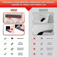 Muestras Gratis, Cinta de Gancho y Bucle Autoadhesiva de Nailon y Poliéster de 20 mm, Pegamento Fuerte de Fusión en Caliente, Cinta de Gancho y Bucle Blanca y Negra para Ventanas